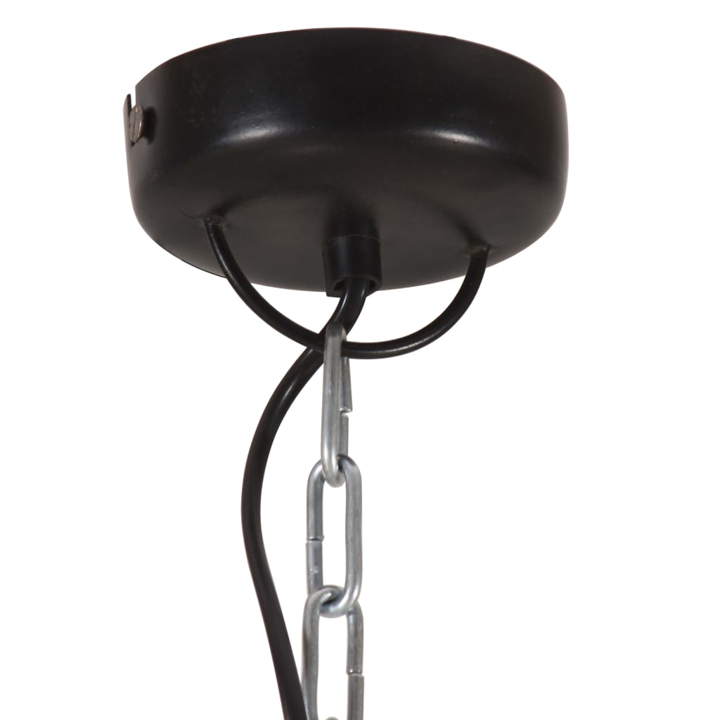 vidaXL Industrijska viseća svjetiljka 32 cm crna E27