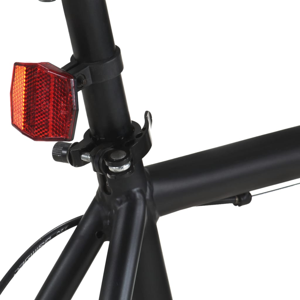 vidaXL Bicikl s fiksnim zupčanikom crno-zeleni 700c 59 cm
