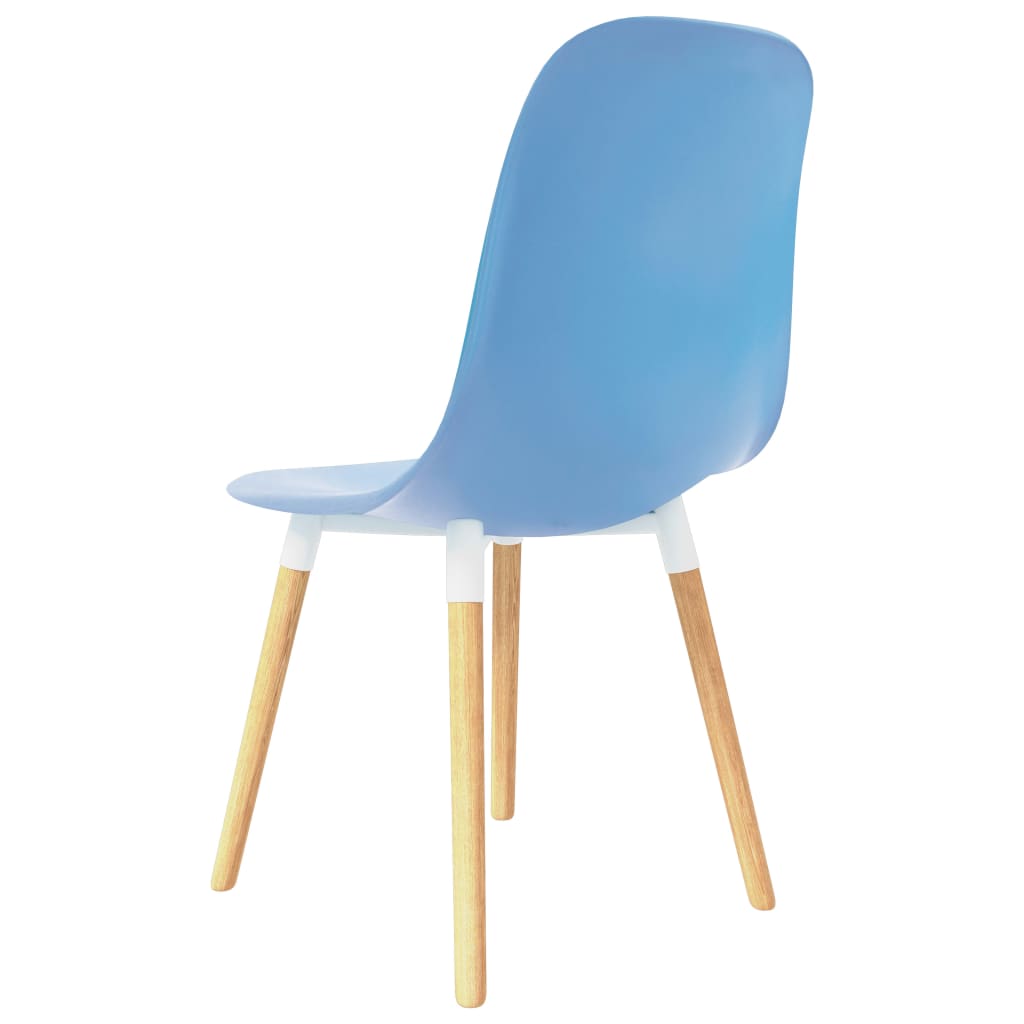 vidaXL Blagovaonske stolice 4 kom plave plastične