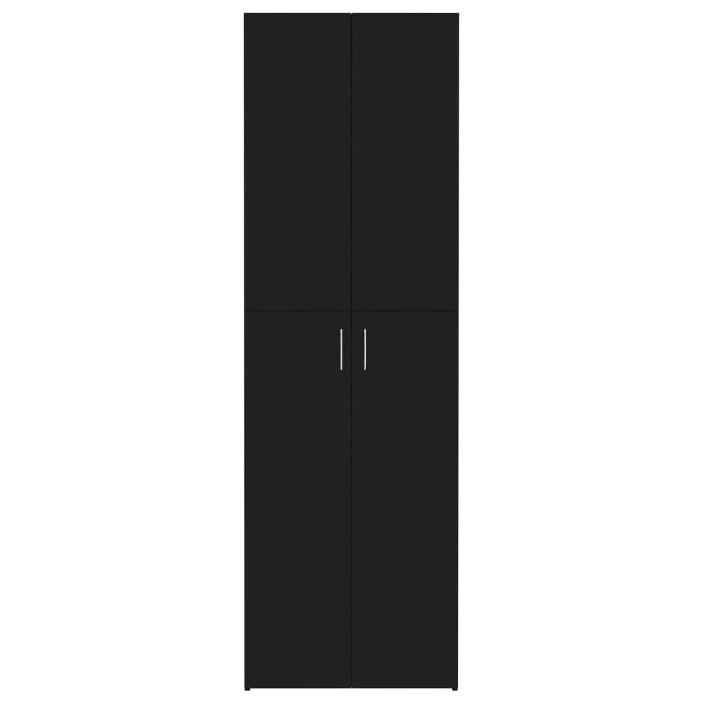 vidaXL Uredski ormar crni 60 x 32 x 190 cm od iverice