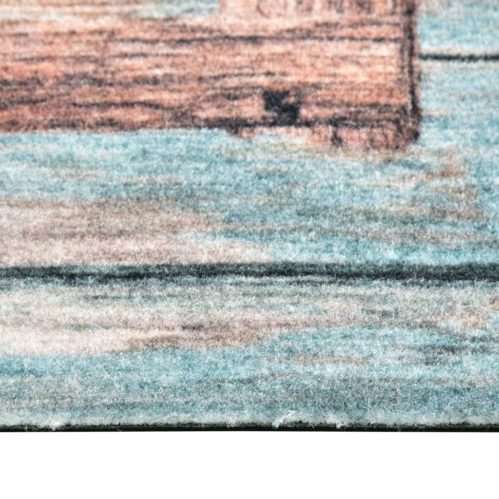 vidaXL Kuhinjski tepih s natpisom Love perivi 60 x 300 cm