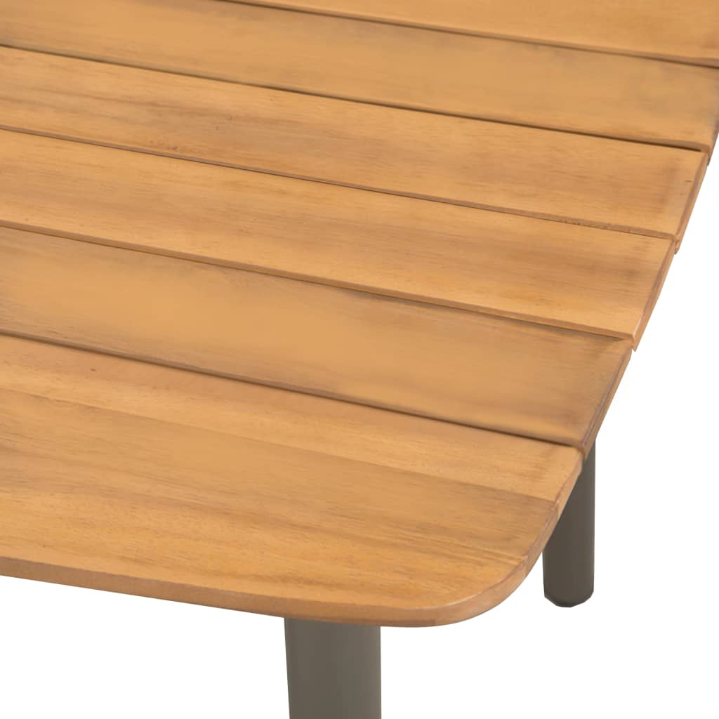 vidaXL Vrtni stol 150 x 90 x 72 cm masivno bagremovo drvo i čelik