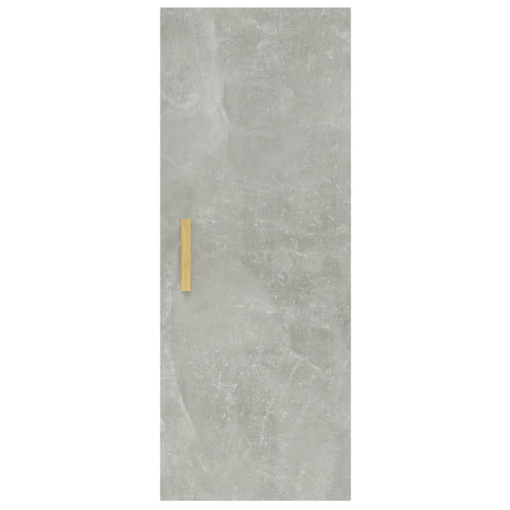 vidaXL Zidni ormarić boja betona 34,5x34x90 cm od konstruiranog drva