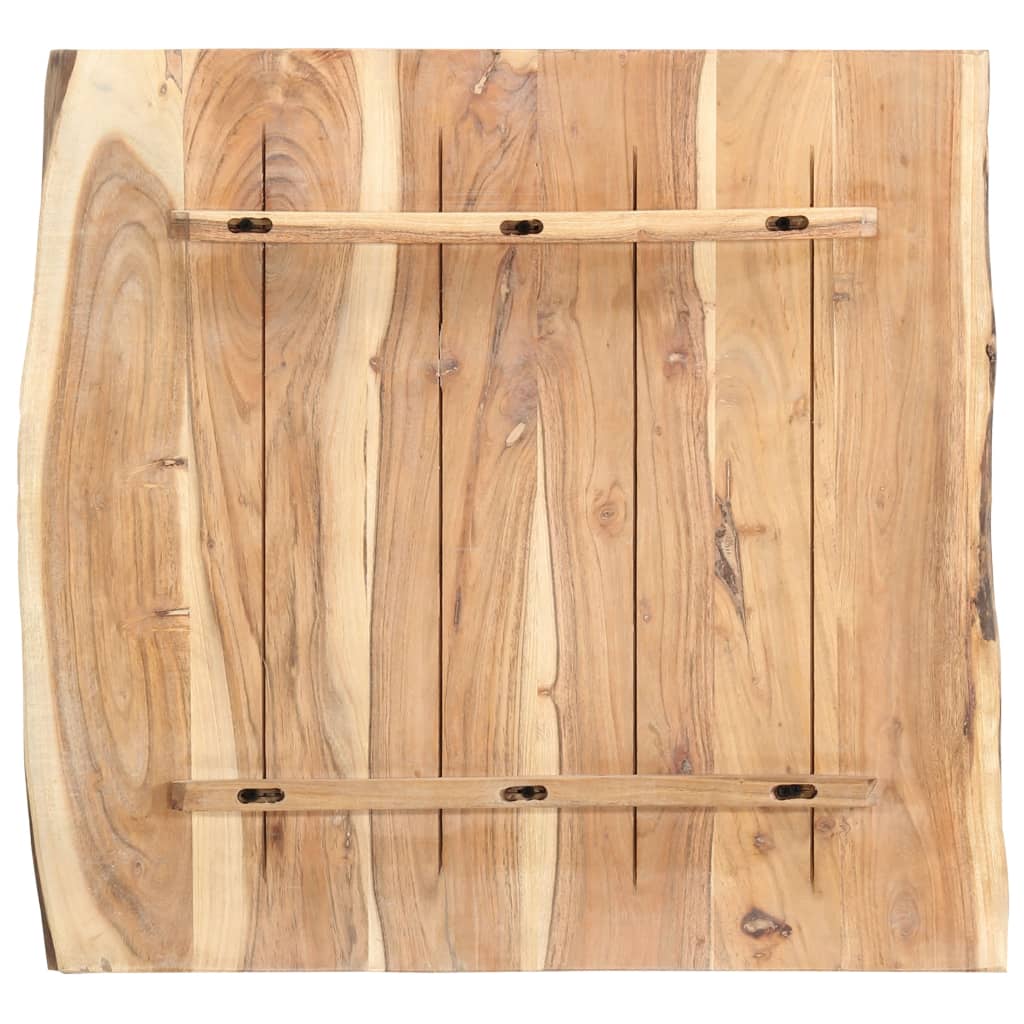 vidaXL Stolna ploča od masivnog bagremovog drva 58x (50-60) x 3,8 cm
