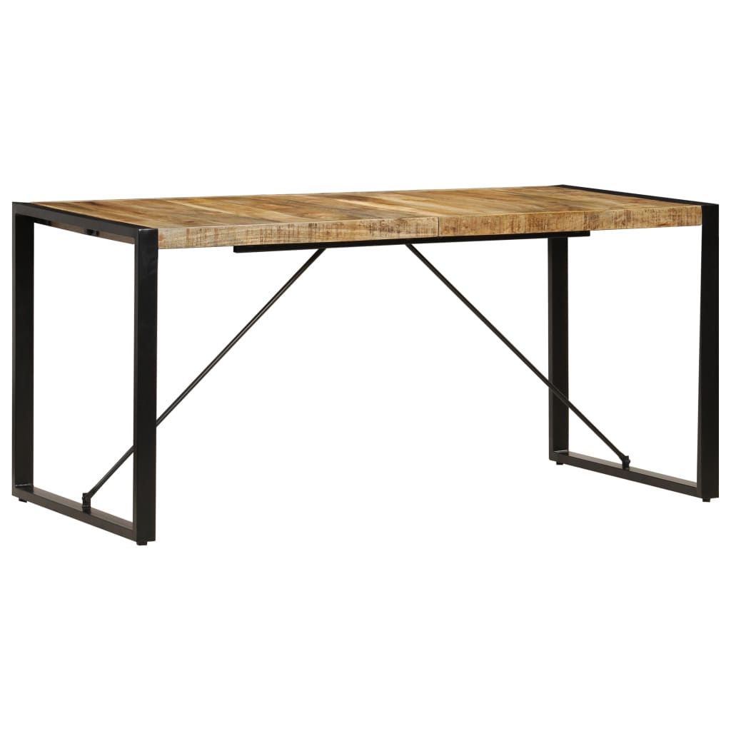 vidaXL Blagovaonski stol od masivnog drva manga 160 x 80 x 75 cm