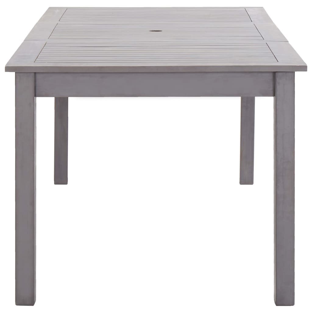 vidaXL Vrtni stol sivi isprani 200 x 90 x 74 cm masivno bagremovo drvo