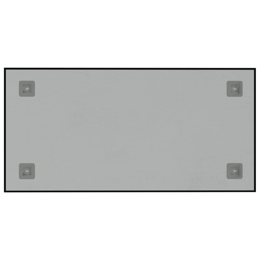 vidaXL Zidna magnetna ploča crna 60 x 30 cm od kaljenog stakla