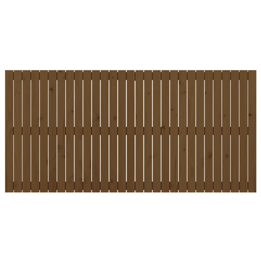 vidaXL Zidno uzglavlje smeđa boja meda 185x3x90 cm od masivne borovine
