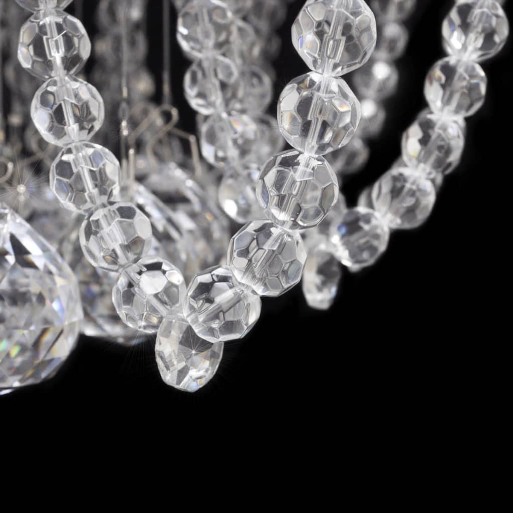 Kristalni luster s LED žaruljama, promjer 45 cm