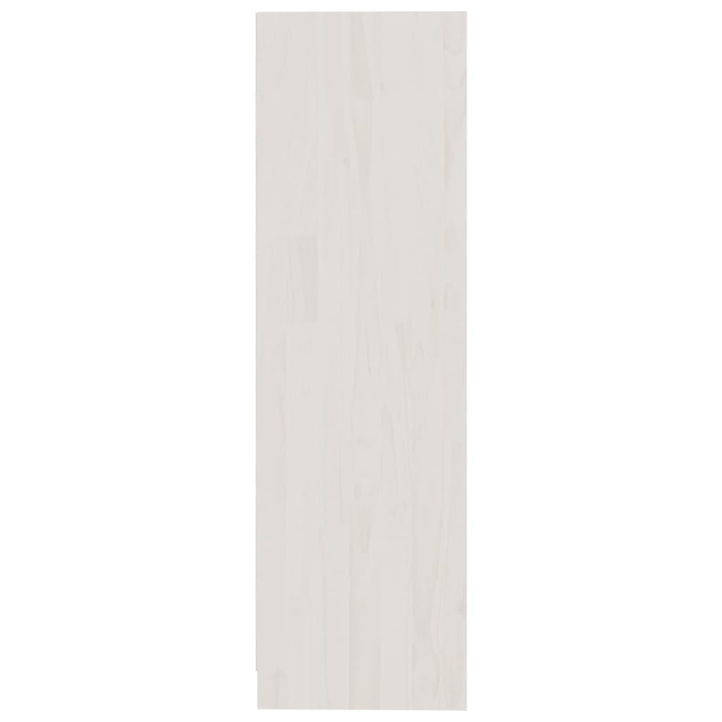 vidaXL Ormarić za knjige / pregrada bijeli 104x33,5x110 cm od borovine