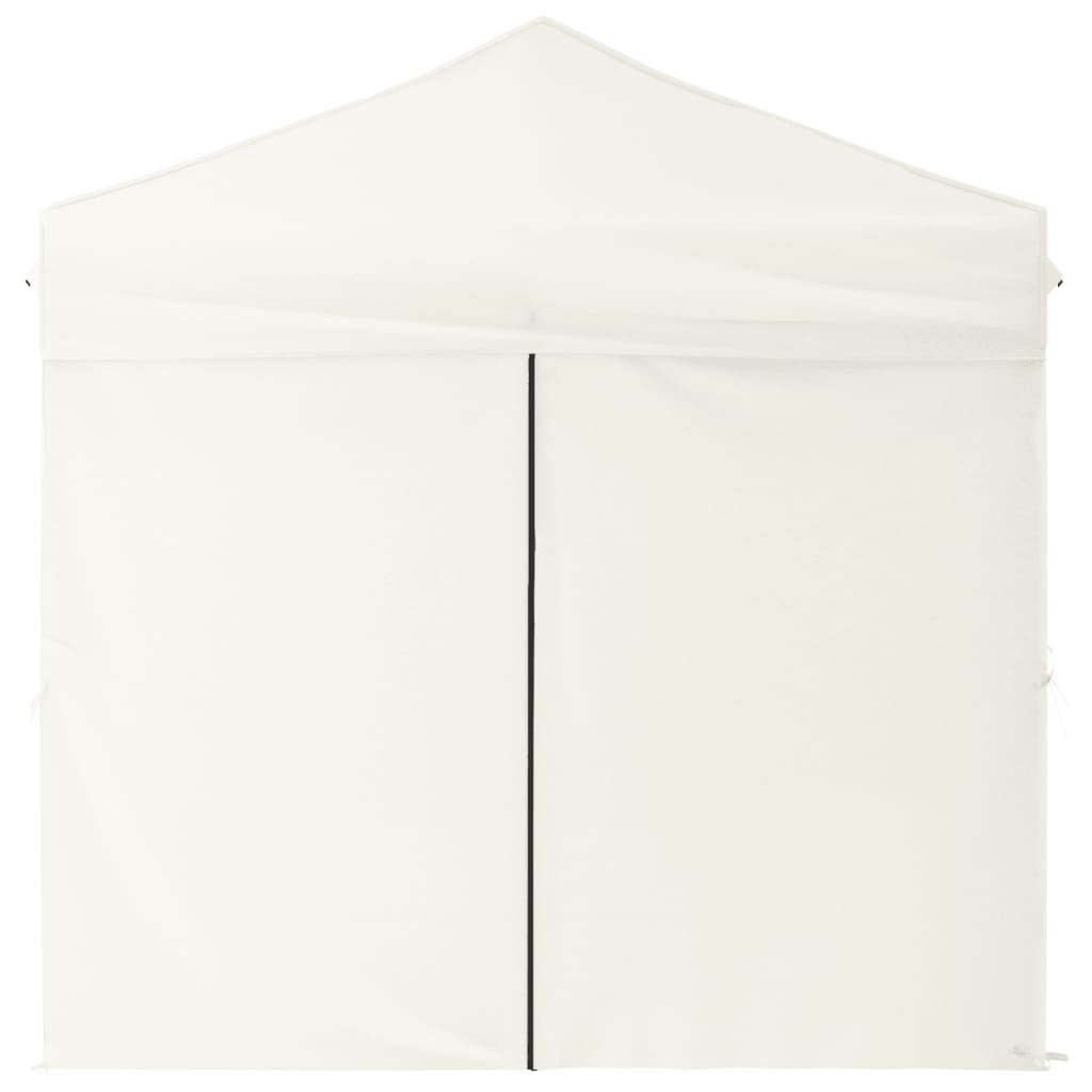 vidaXL Sklopivi šator za zabave s bočnim zidovima 2 x 2 m krem