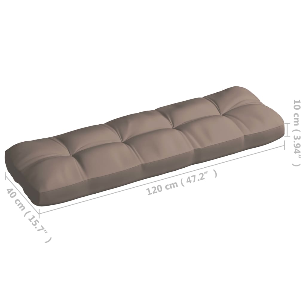 vidaXL Jastuci za sofu od paleta 7 kom smeđe-sivi