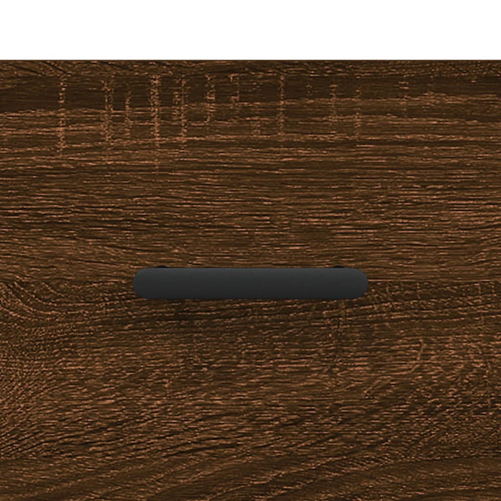 vidaXL Visoka komoda boja hrasta 69,5x34x180 cm od konstruiranog drva