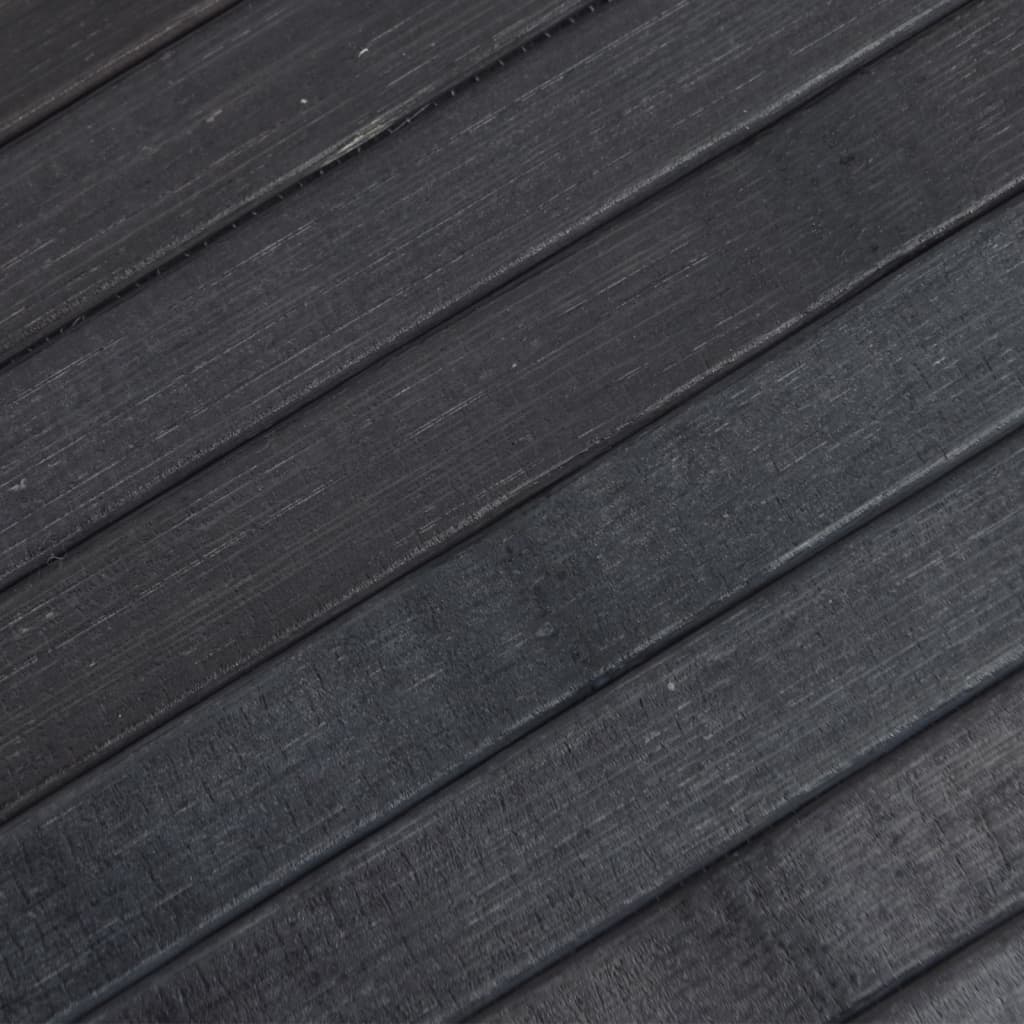 vidaXL Tepih pravokutni sivi 70 x400 cm od bambusa