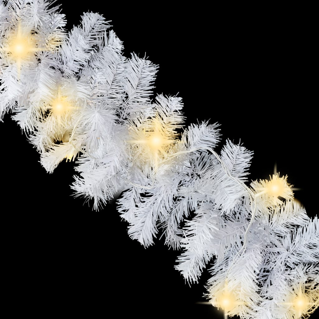 vidaXL Božićna girlanda s LED svjetlima 5 m bijela