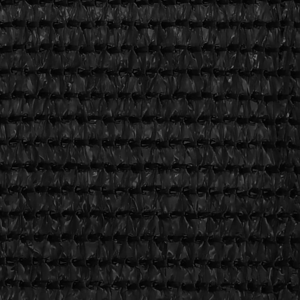 vidaXL Balkonski zastor crni 120 x 400 cm HDPE