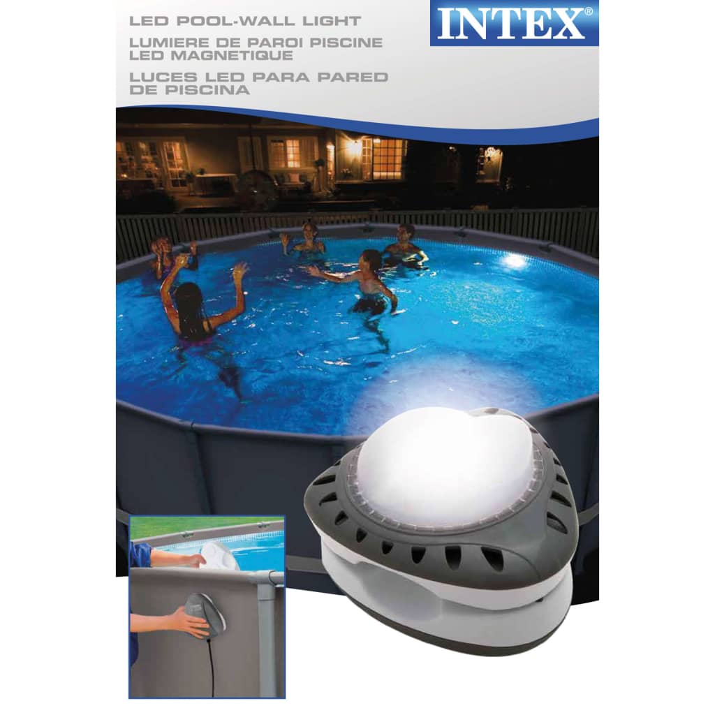 Intex magnetsko LED svjetlo za zid bazena 28688