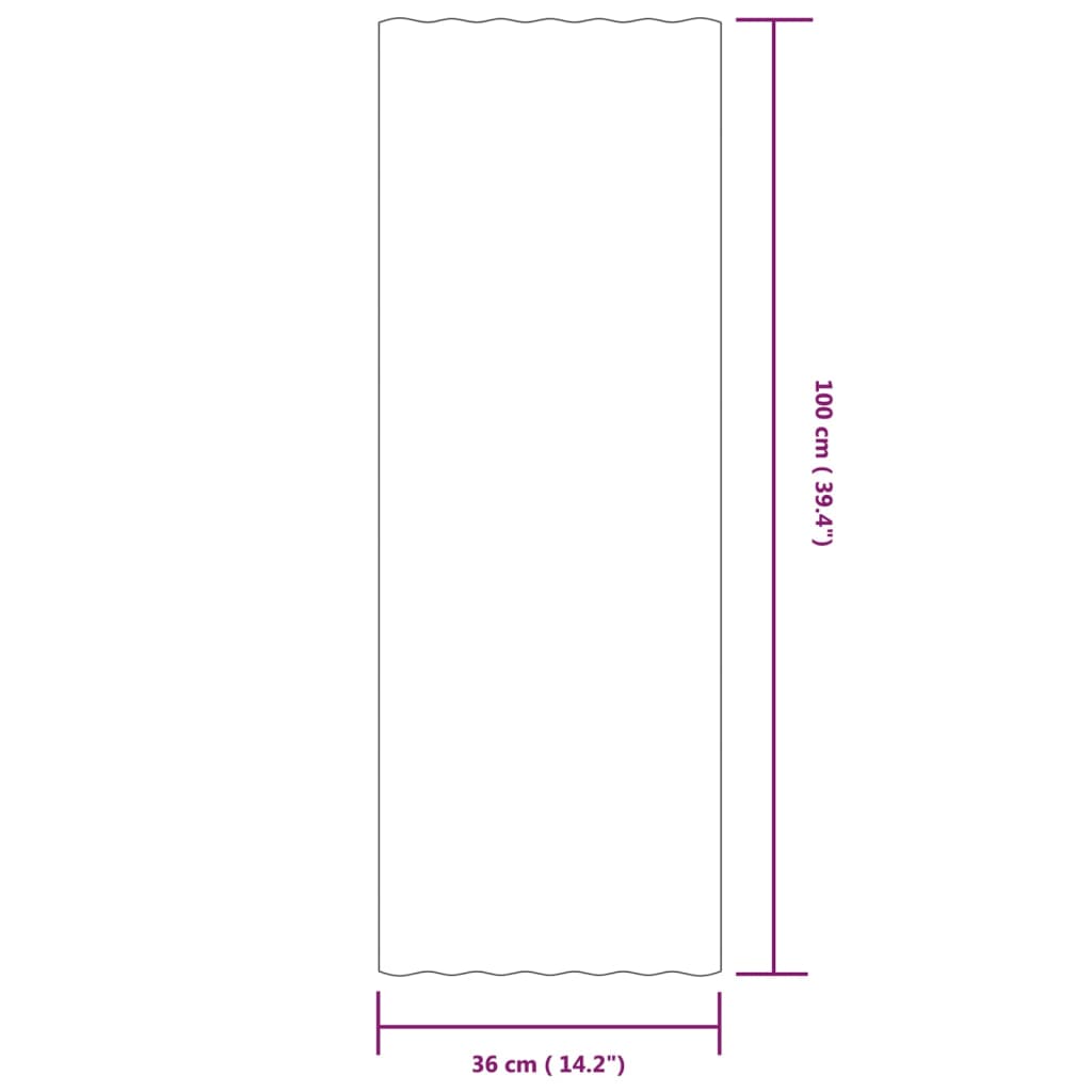 vidaXL Krovni paneli 12 kom od čelika obloženog prahom smeđi 100x36 cm