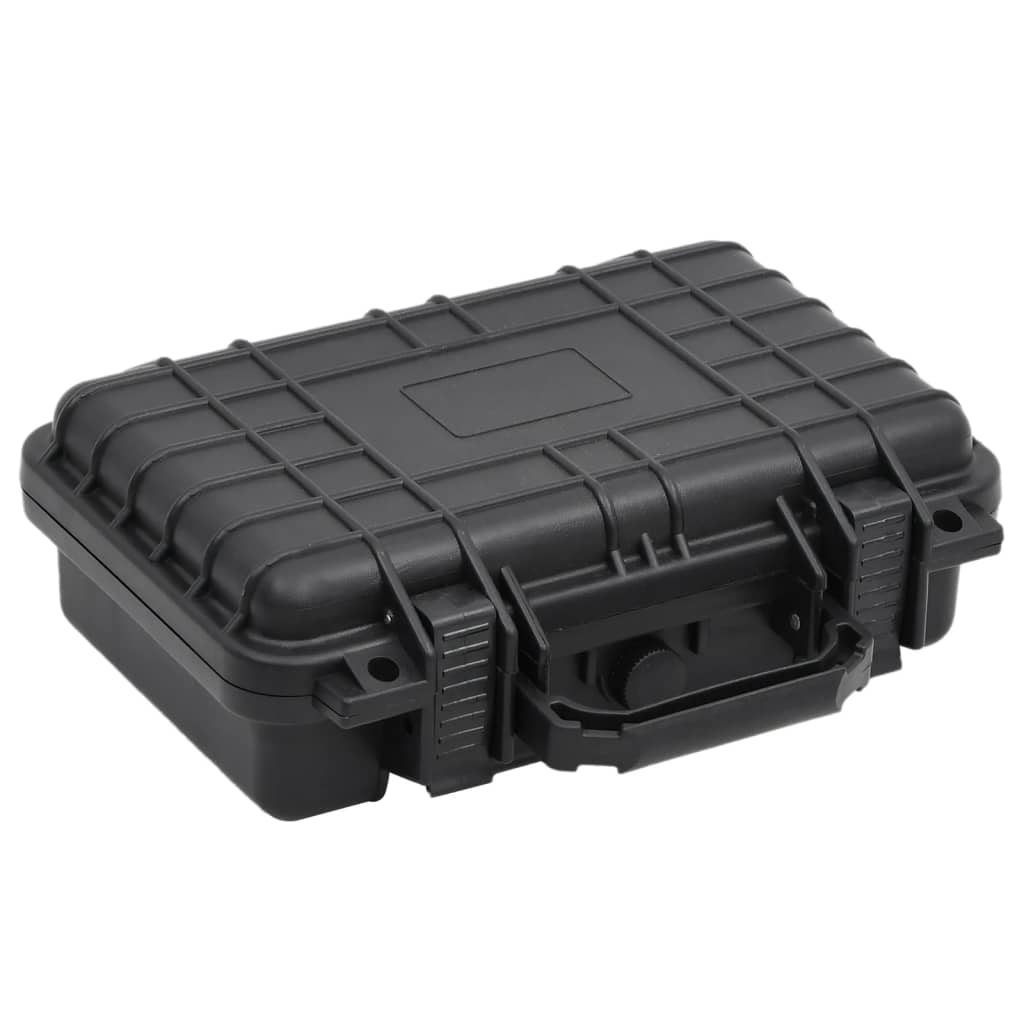 vidaXL Prijenosni kovčeg crni 30x22x10 cm od PP-a