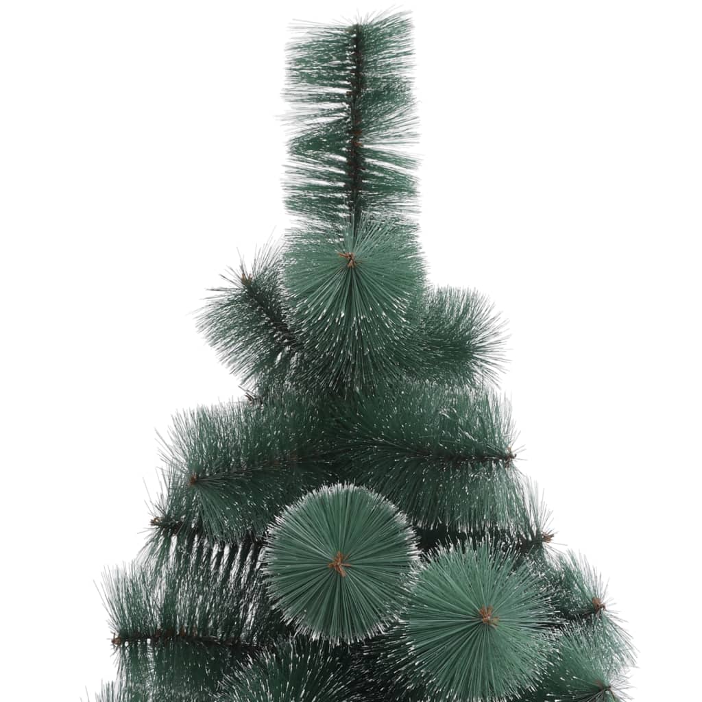 vidaXL Umjetno božićno drvce LED sa setom kuglica zeleno 150 cm PVC/PE