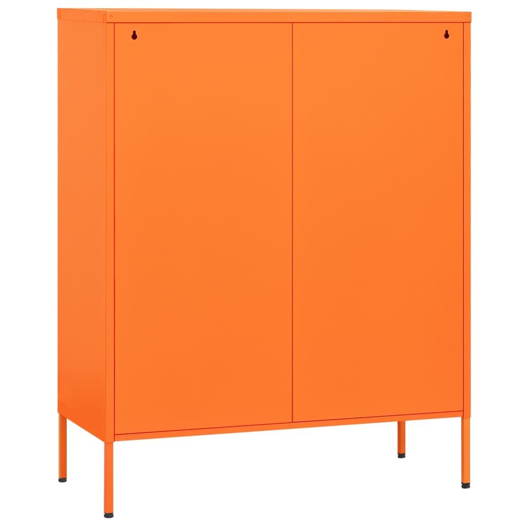 vidaXL Ladičar narančasti 80 x 35 x 101,5 cm čelični