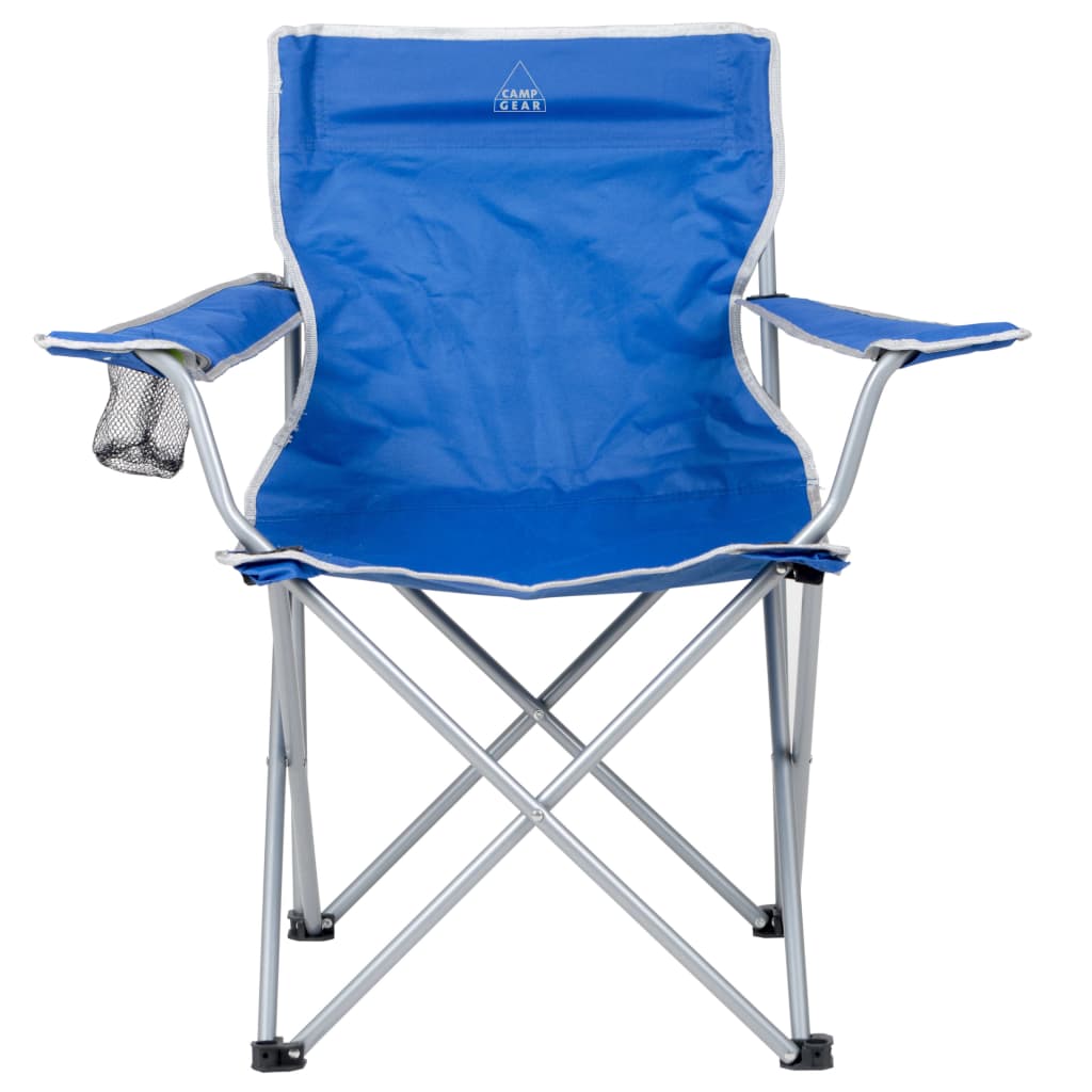 Bo-Camp sklopiva stolica za kampiranje čelična plava 1267188