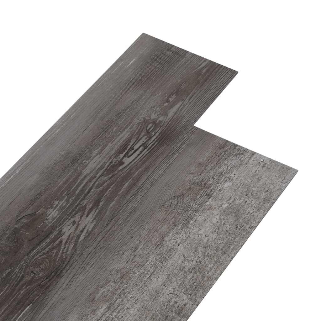 vidaXL Nesamoljepljive podne obloge PVC 4,46 m² 3mm prugaste boja drva