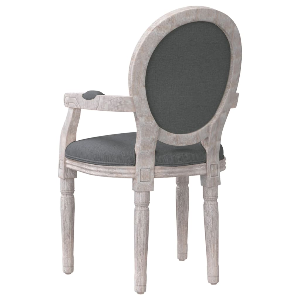 vidaXL Blagovaonska stolica tamnosiva 54 x 56 x 96,5 cm od tkanine