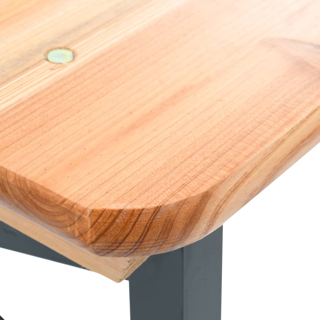 vidaXL Sklopivi pivski stol s 2 klupe 118 cm jelovina