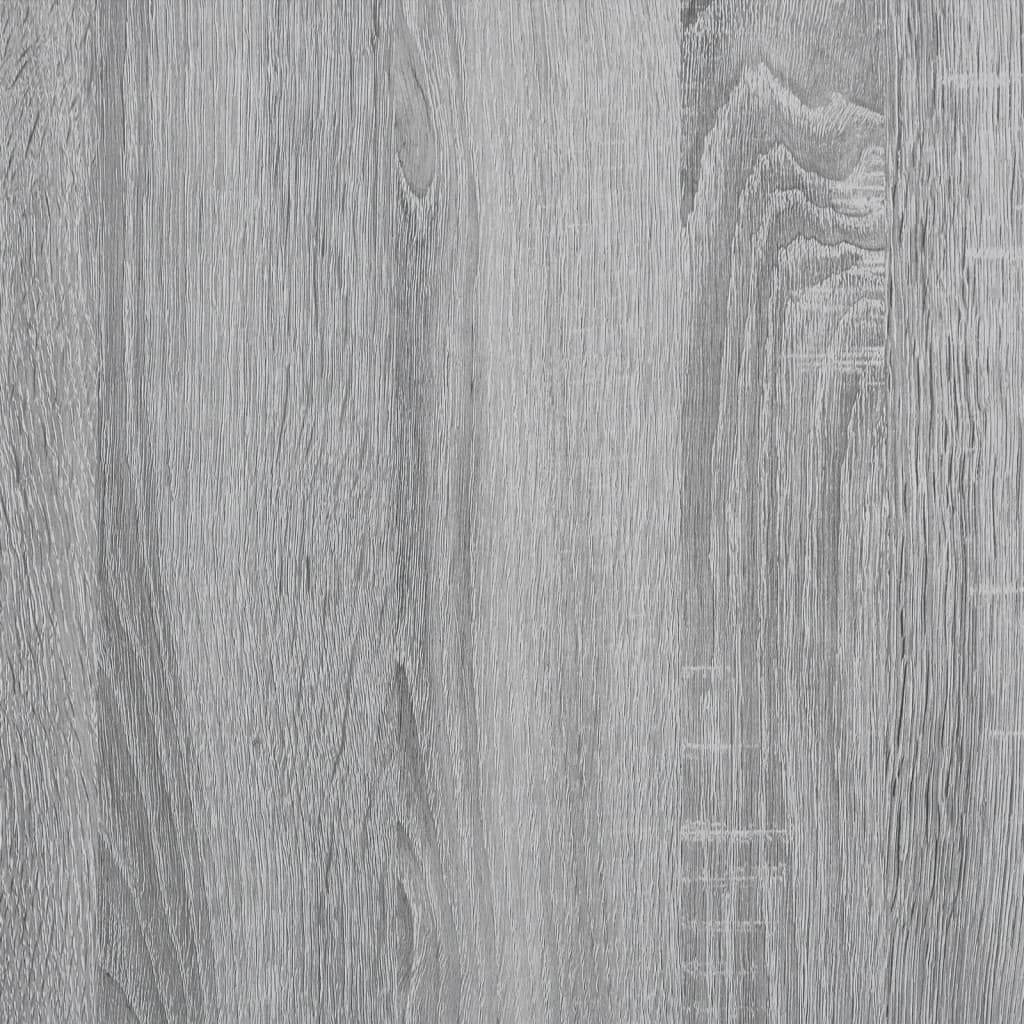 vidaXL Pekarski stalak siva boja hrasta 90x40x132 cm od drva i metala