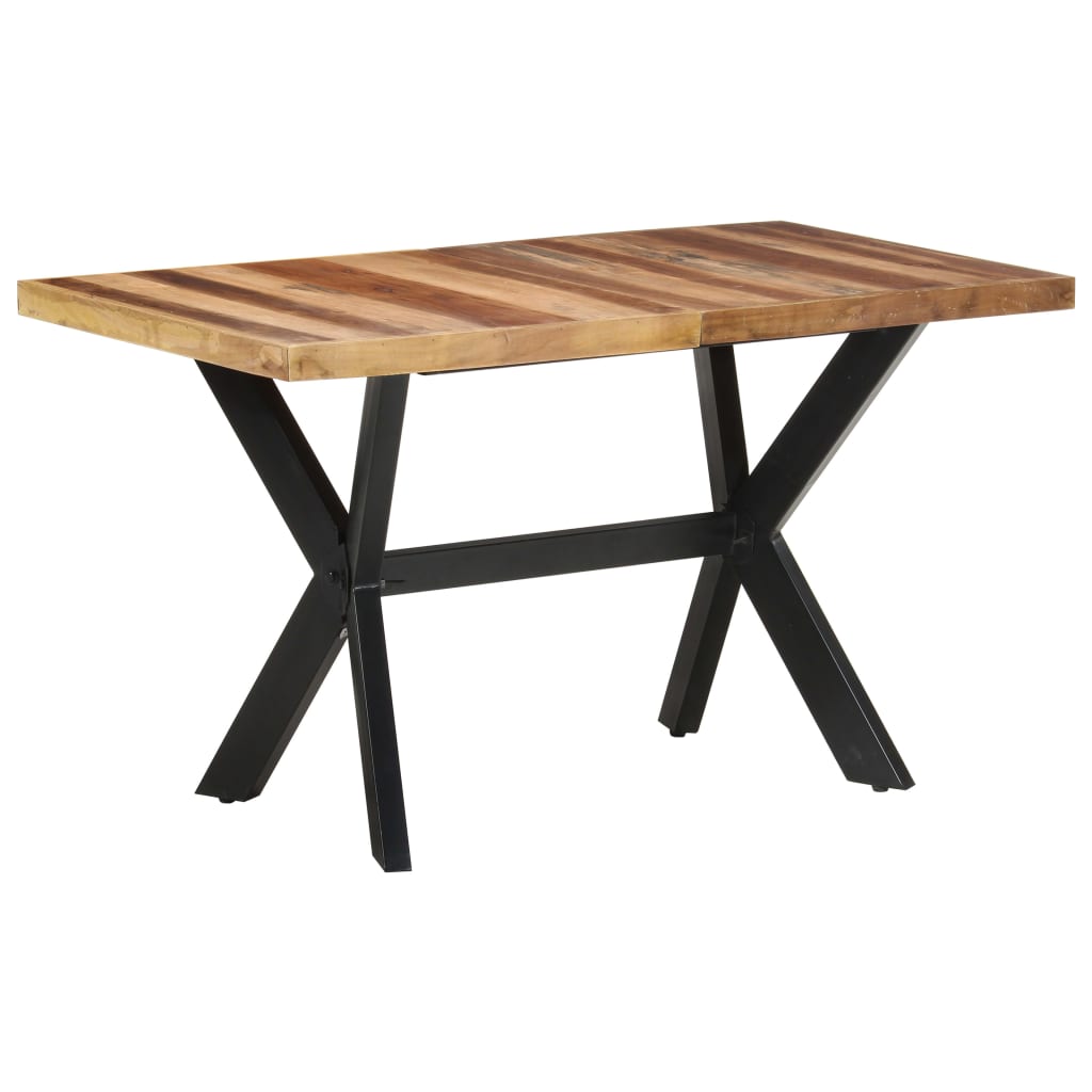 vidaXL Blagovaonski stol 140 x 70 x 75 cm od masivnog drva s premazom