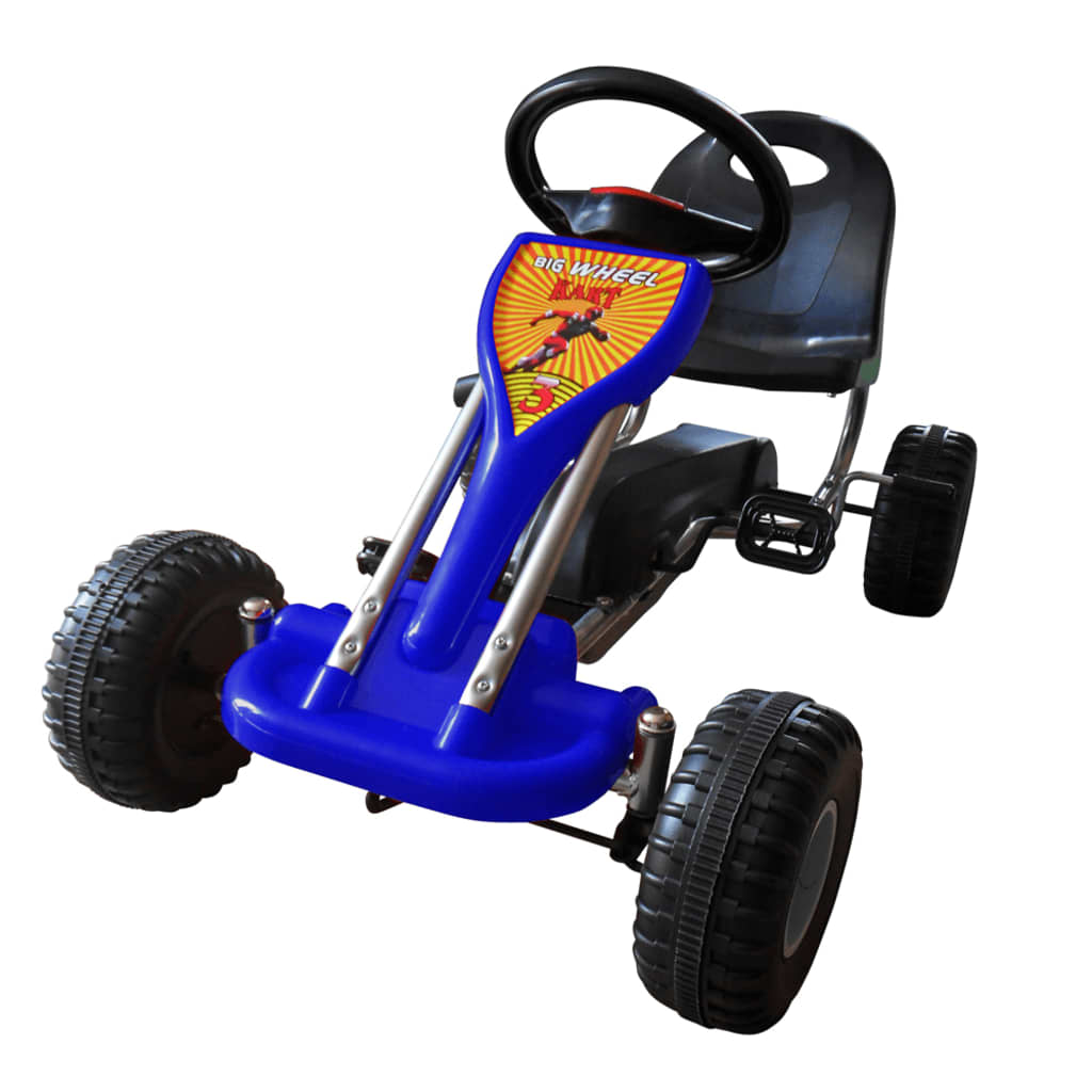 vidaXL Go Kart Auto s Pedalama Plavi