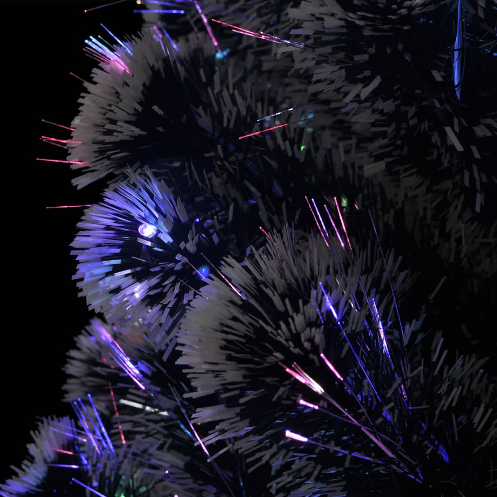 vidaXL Osvijetljeno božićno drvce sa stalkom 150 cm optička vlakna