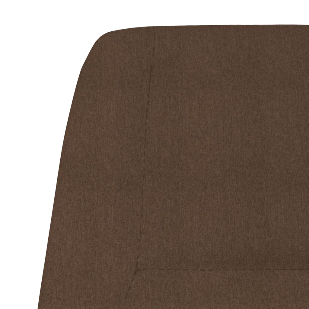 vidaXL Stolica za opuštanje od tkanine smeđa