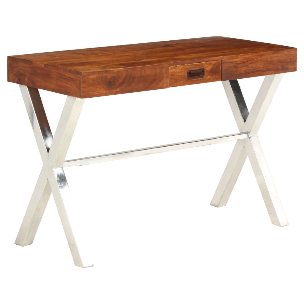 vidaXL Radni stol 110x50x76 cm od drva bagrema s premazom boje meda