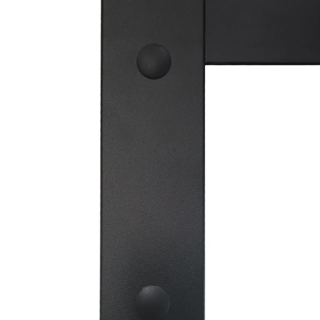 vidaXL Klizna vrata od aluminija i ESG stakla s priborom 102,5x205 cm