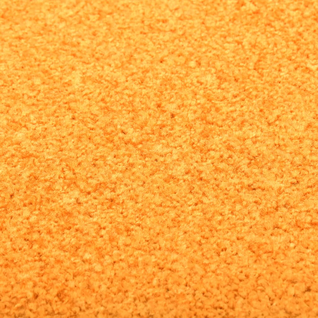 vidaXL Otirač perivi narančasti 90 x 120 cm