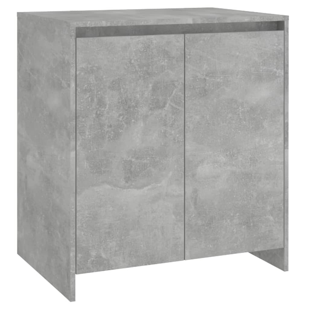vidaXL 2-dijelna komoda siva boja betona od konstruiranog drva