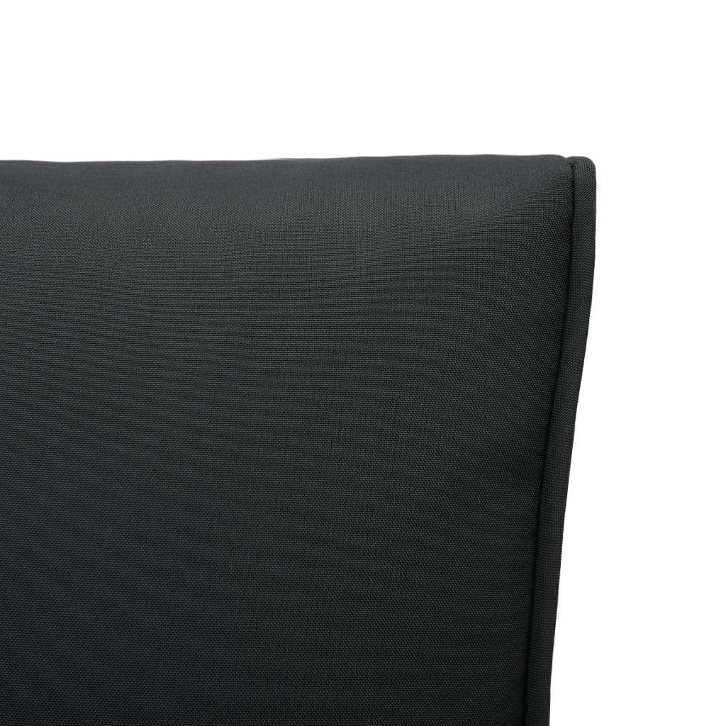 vidaXL 5-dijelna vrtna garnitura od poliratana s jastucima siva