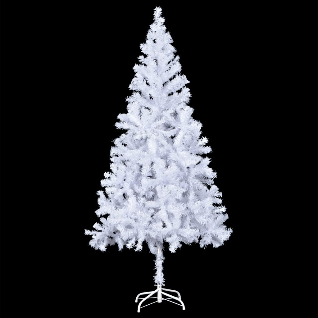 vidaXL Umjetno osvijetljeno božićno drvce s kuglicama 210 cm 910 grana