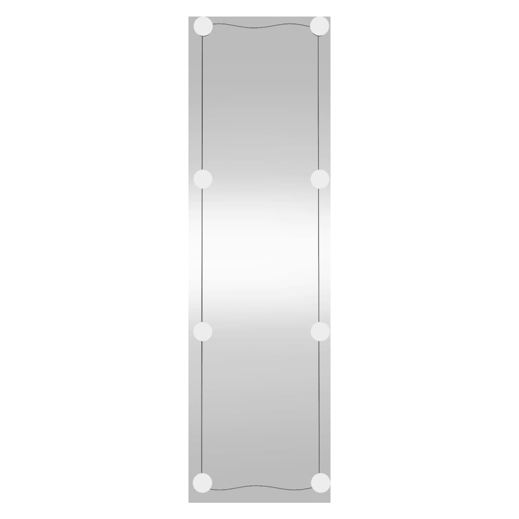 vidaXL Zidno ogledalo s LED svjetlima 30 x 100 cm stakleno pravokutno