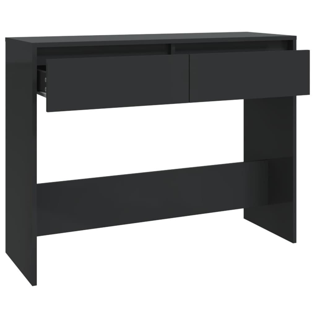 vidaXL Konzolni stol crni 100 x 35 x 76,5 cm od iverice