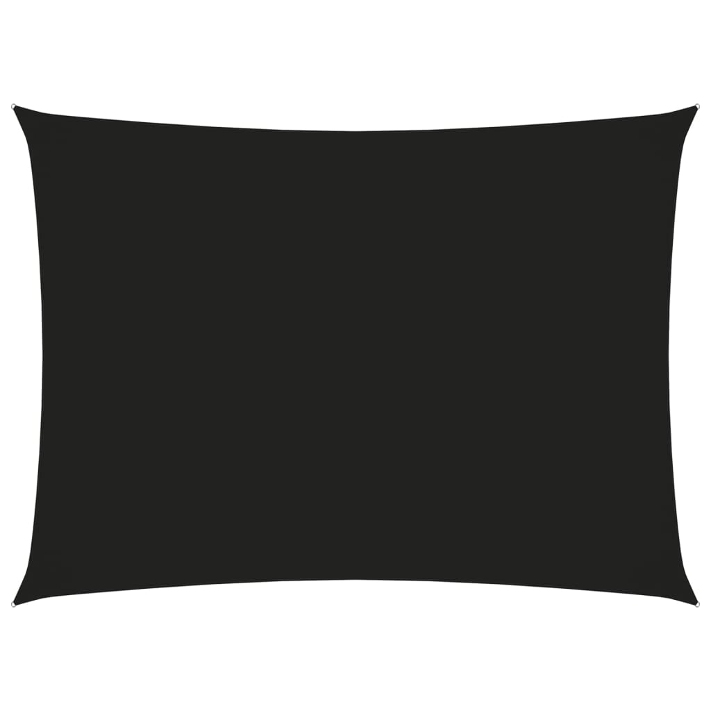 vidaXL Jedro protiv sunca od tkanine Oxford pravokutno 3,5 x 5 m crno