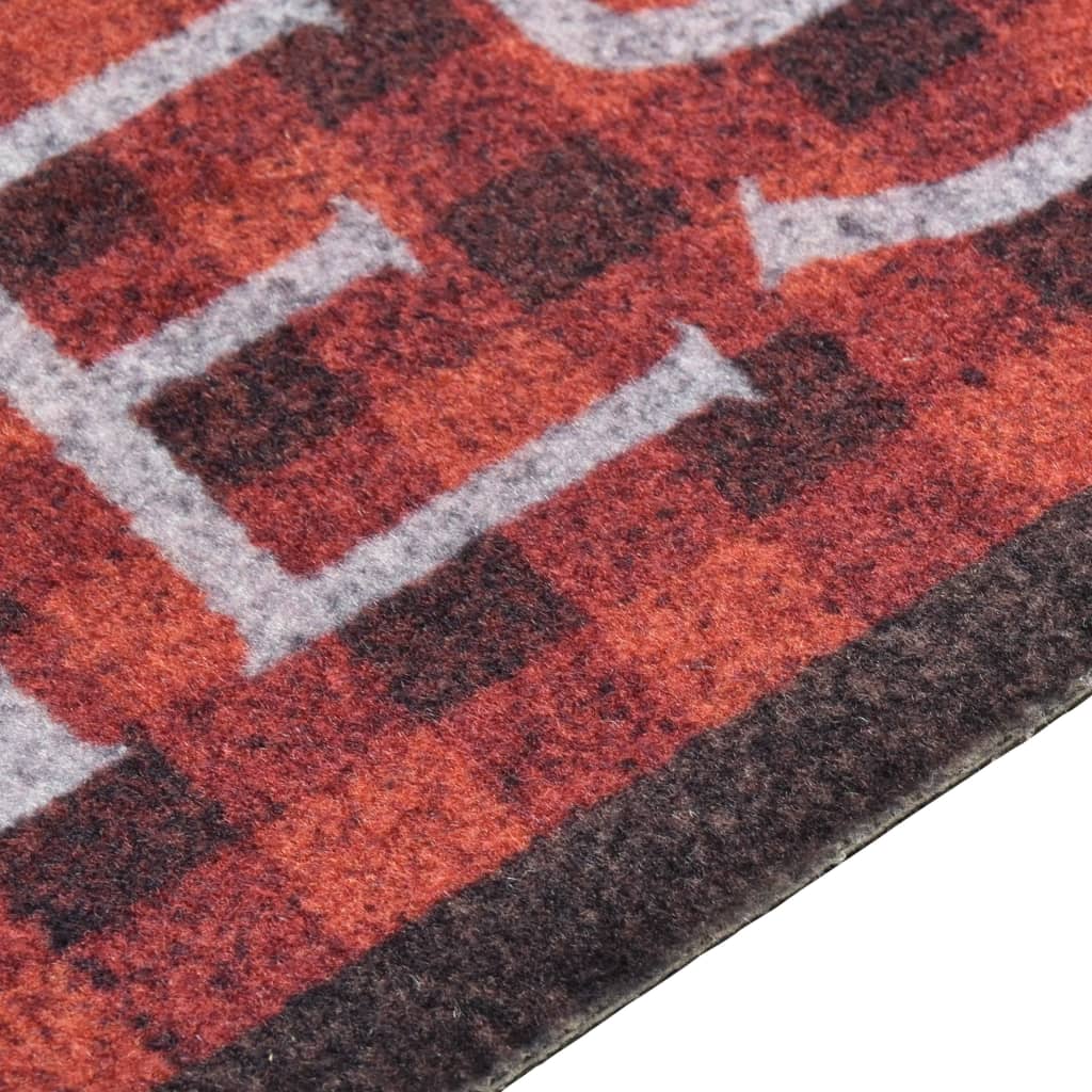 vidaXL Kuhinjski tepih s uzorkom rajčica perivi 45 x 150 cm
