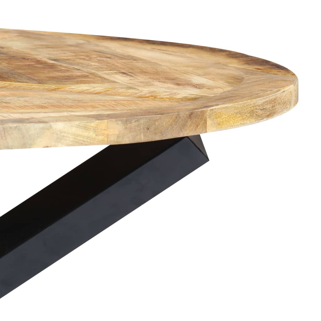 vidaXL Blagovaonski stol okrugli 120 x 76 cm od masivnog drva manga