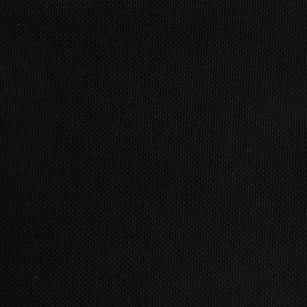 vidaXL Stolica za opuštanje s tabureom od tkanine crna