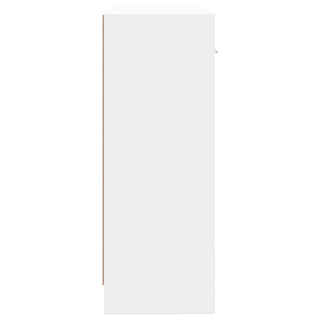 vidaXL Komoda bijela 91x28x75 cm od konstruiranog drva