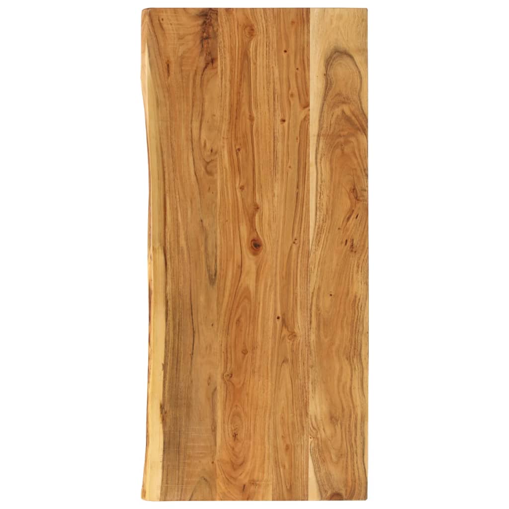 vidaXL Vrh za kupaonski ormarić od bagremovog drva 114x52x4 cm