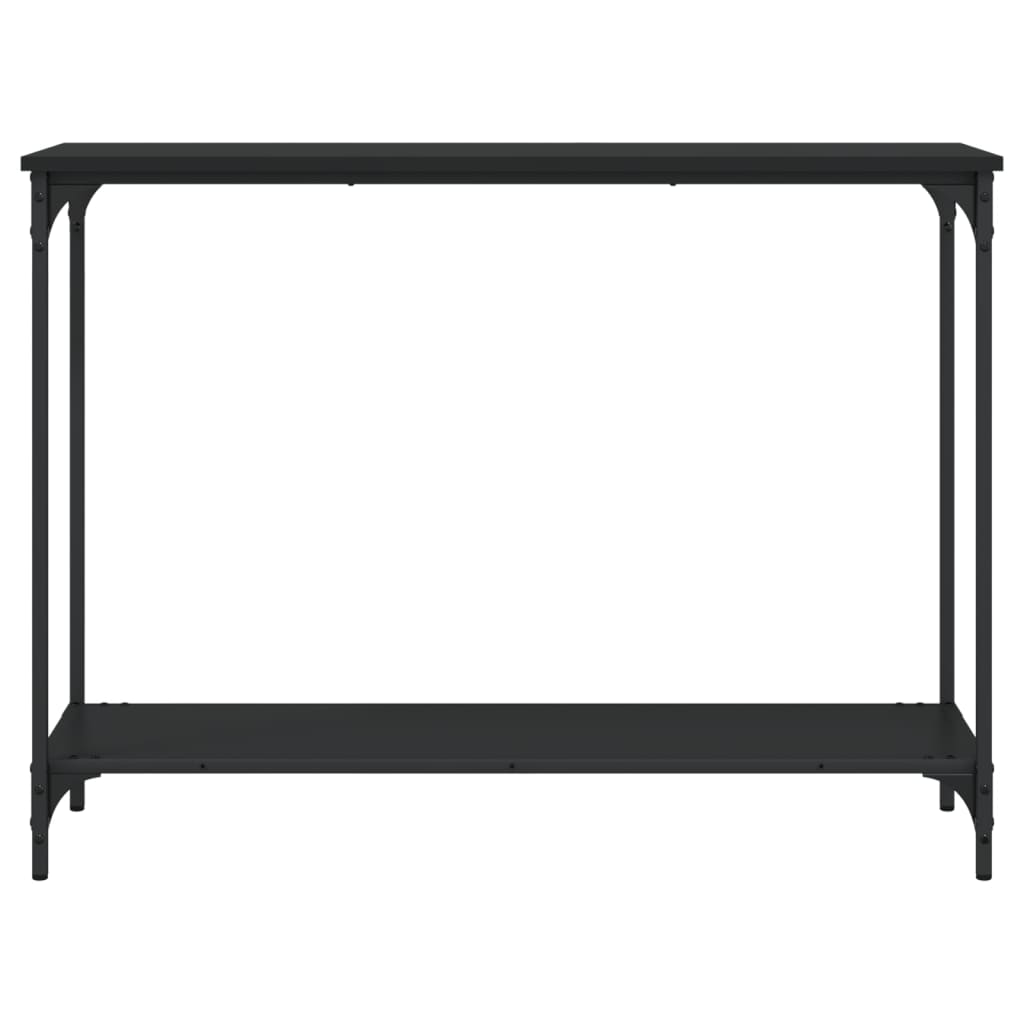 vidaXL Konzolni stol crni 101 x 30,5 x 75 cm od konstruiranog drva