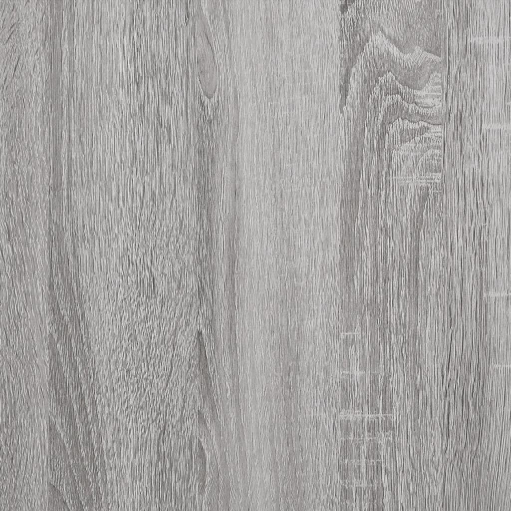 vidaXL Kuhinjska kolica siva boja hrasta 60x45x80 cm konstruirano drvo